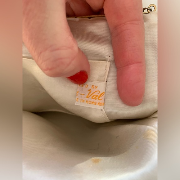 True Vintage embroidered tapestry small purse bag petit point - Picture 8 of 9